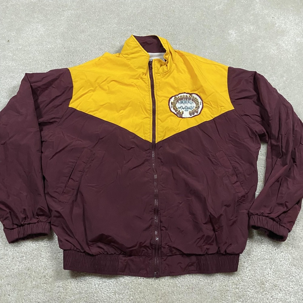 VTG Florida State Seminoles Jacket Womens L Red Yellow NCAA Rowing Boathouse